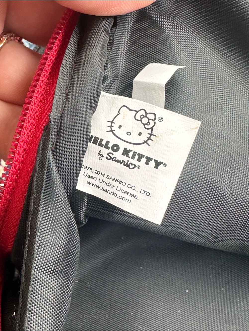 Hello Kitty Loungefly x Sanrio Red Dome Tote Handbag Y2K Rare - Picture 2 of 5